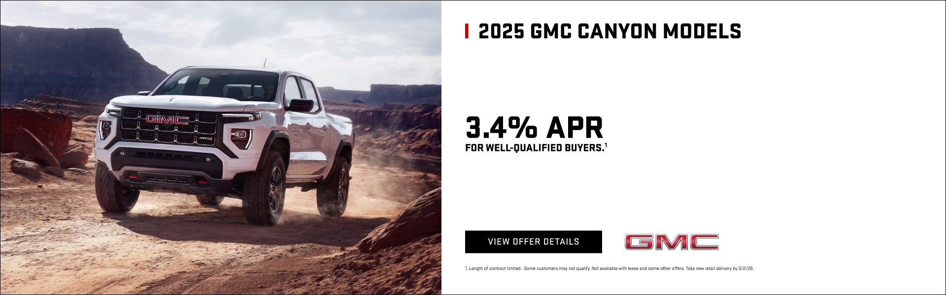 3.4% APR for well-qualified buyers.1